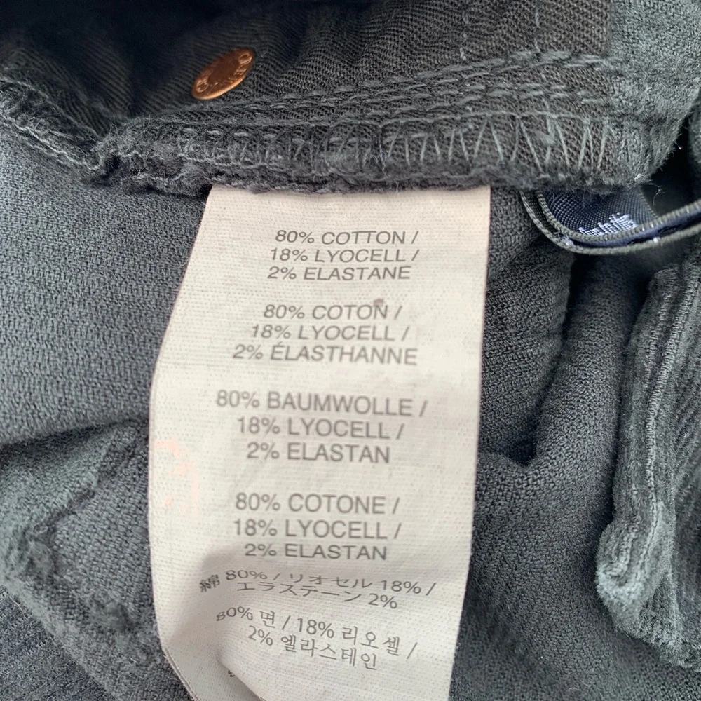 🎉HP🎉 Size 25 J Crew Black Corduroy Matchstick Jeans